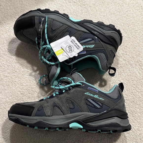 Eddie Bauer Black and Teal Athletic Shoes - Picture 4 of 8